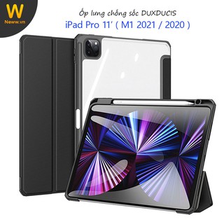 Ốp lưng Dux Ducis iPad Pro M1 11 ( 2021 ) iPad Pro 11 ( 2020 ) Chống sốc, Mặt lưng trong, Kiểu bao da mới thumbnail