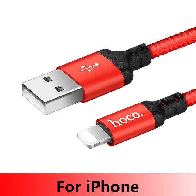 Cáp sạc nhanh Dây Dù Hoco X14 dài 2M Cho ip/tablet táo siêu bền,BH 12TH 1 ĐỔI 1