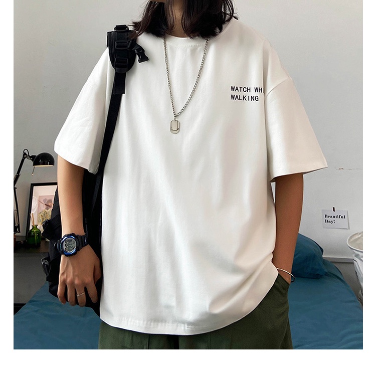 Áo thun nam nữ phông rộng / Áo phông unisex tay lỡ xe bus