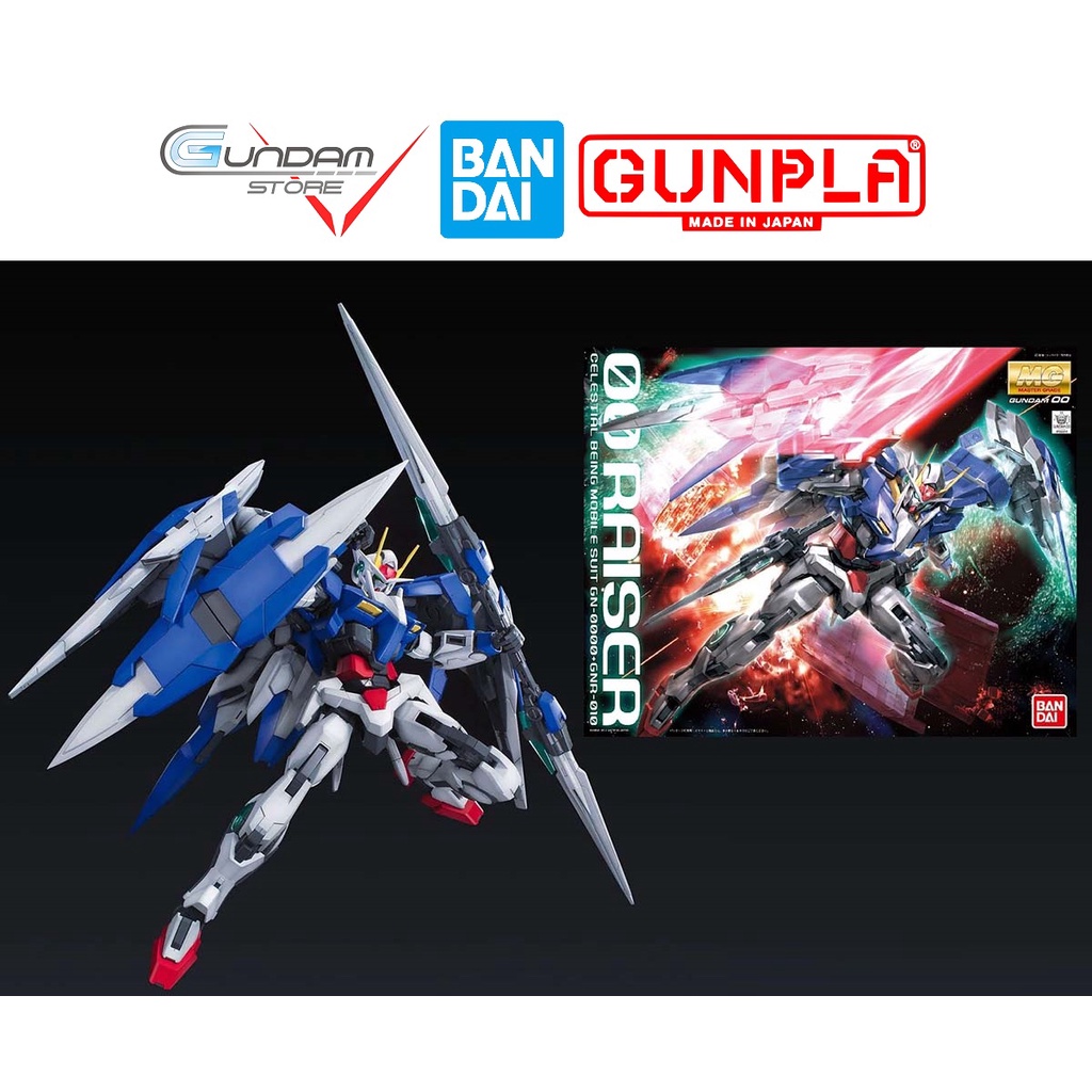 Mô Hình Gundam MG 00 Raiser 1/100 Bandai Master Grade Đồ Chơi Lắp Ráp Anime Nhật
