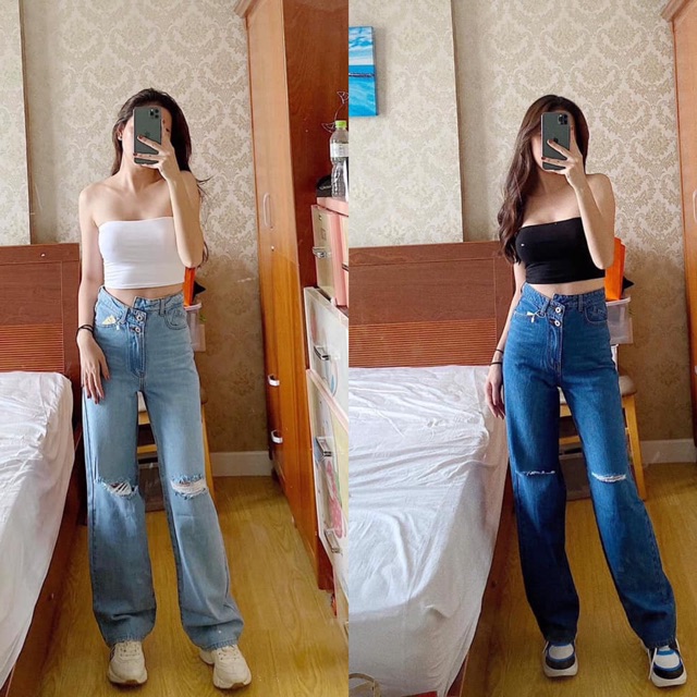 Áo ống đen trắng siêu xinh ( 𝐑𝐄̉ 𝐕𝐎̂ Đ𝐈̣𝐂𝐇 )