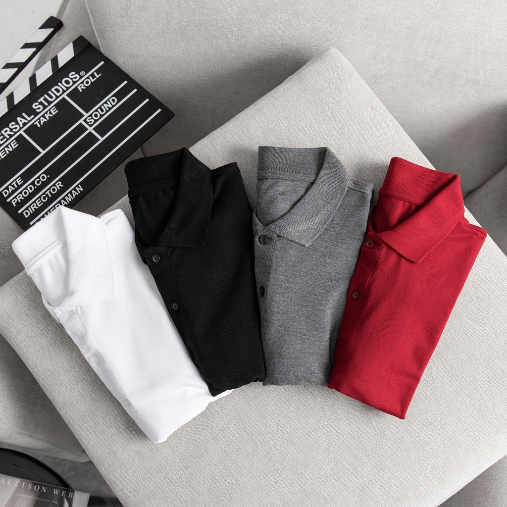 Áo PoLo Trơn Cá Sấu Cotton Sang Trọng