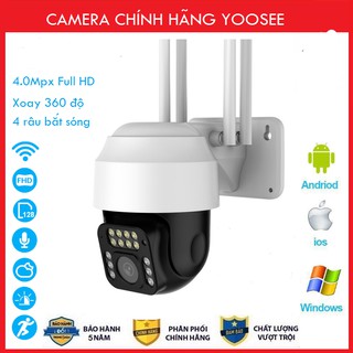 Camera Yoosee Ngoài Trời 4 Anten Ptz Xoay 360 Độ 4.0Mpx Full HD