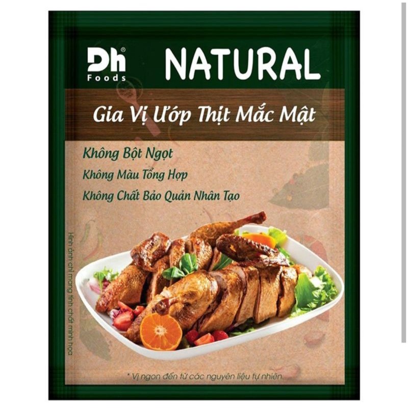 Gia Vị Ướp Thịt Mắc Mật Natural Dh Foods Gói 10G
