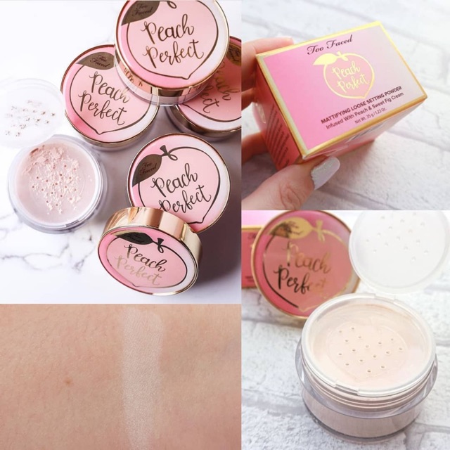 🍑 Phấn phủ kiềm dầu Too Faced Peach Perfect Mattifying Setting Powder 35g