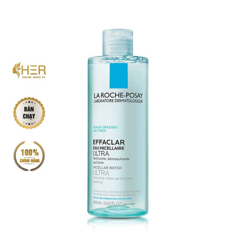Nước tẩy trang cho da dầu nhạy cảm La Roche Posay Oily Skin Micellar Water Ultra