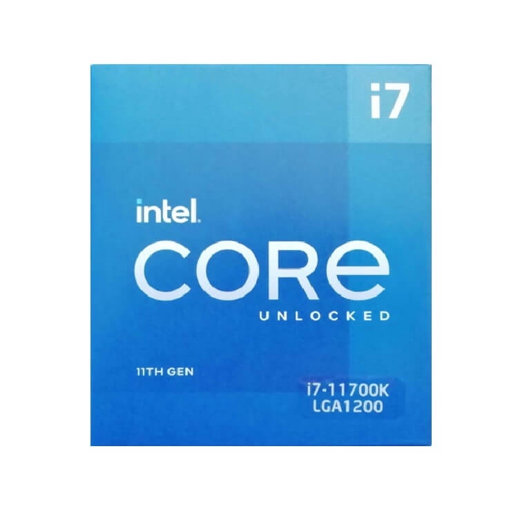 Cpu bộ vi xử lý Intel Core i7-11700K (8 Nhân 16 Luồng | 3.6GHz Turbo 5GHz | 16M Cache | 125W) Chính hãng