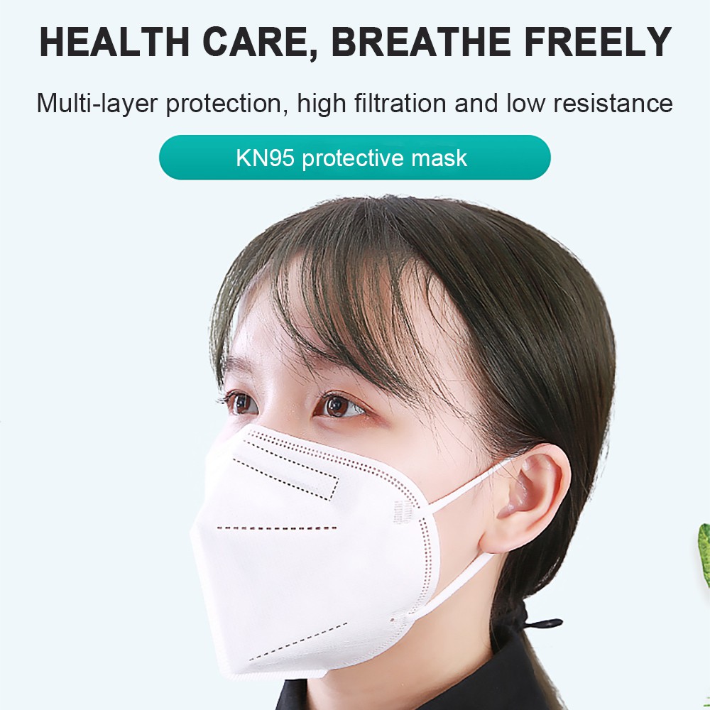 Cofoe Bộ 10 Khẩu Trang KN95 Bảo Vệ Tai Dành Cho Người Lớn