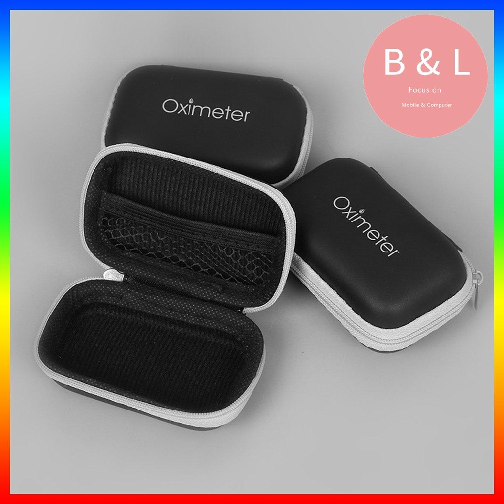 [Hàng mới về] Hộp đựng máy đo nồng độ oxy trung tính bằng nhựa EVA khóa kéo