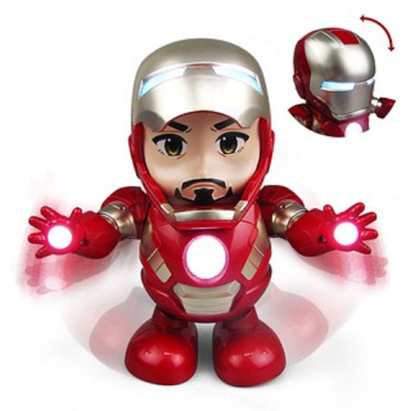 Mô Hình Nhân Vật Iron Man Có Đèn Led Và Âm Thanh