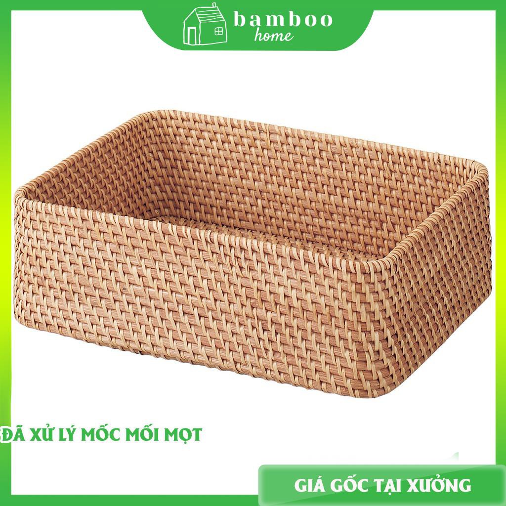 S4 Giỏ mây tre đan THE BAMBOO đựng quần áo xuất Nhật Bản, phong cách Bắc Âu