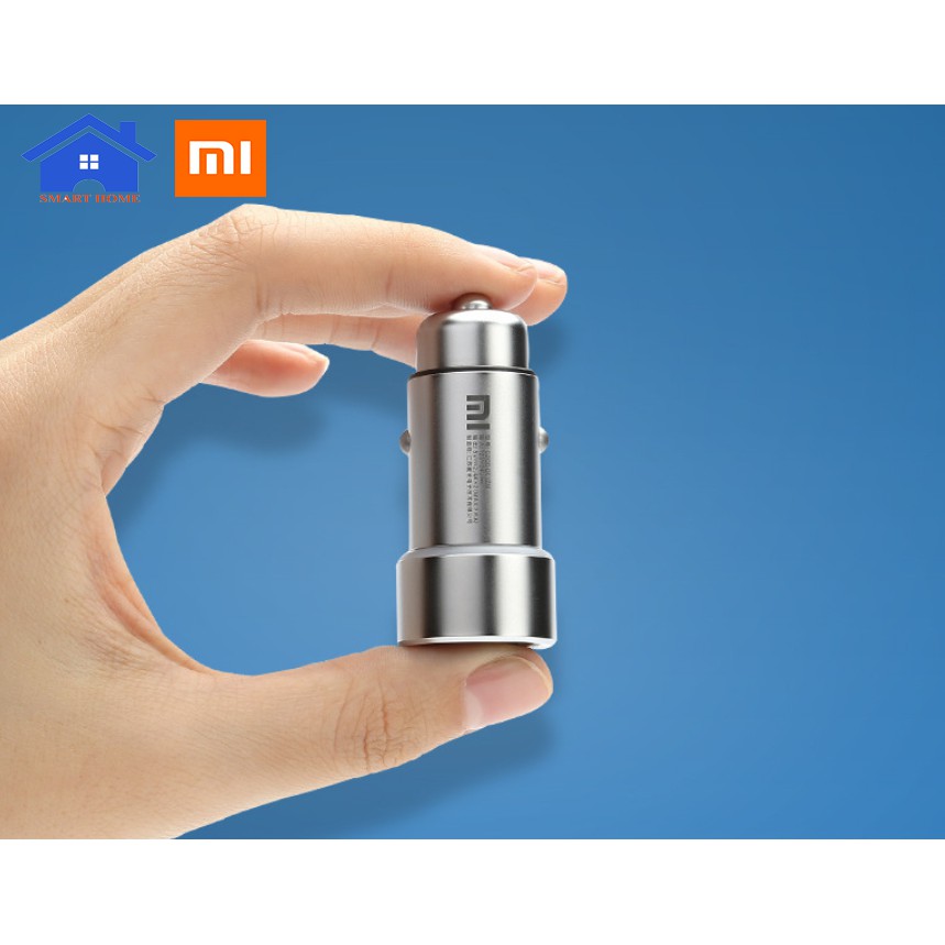 Sạc Ô Tô Nhanh 2 cổng USB 37W Xiaomi - Tẩu sạc xe hơi nhanh 18w Xiaomi 2 USB