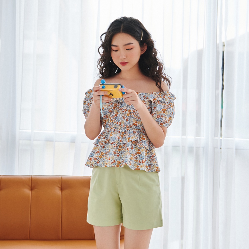 BLEUBIRD Áo thô hoa nhí bèo BONBON TOP