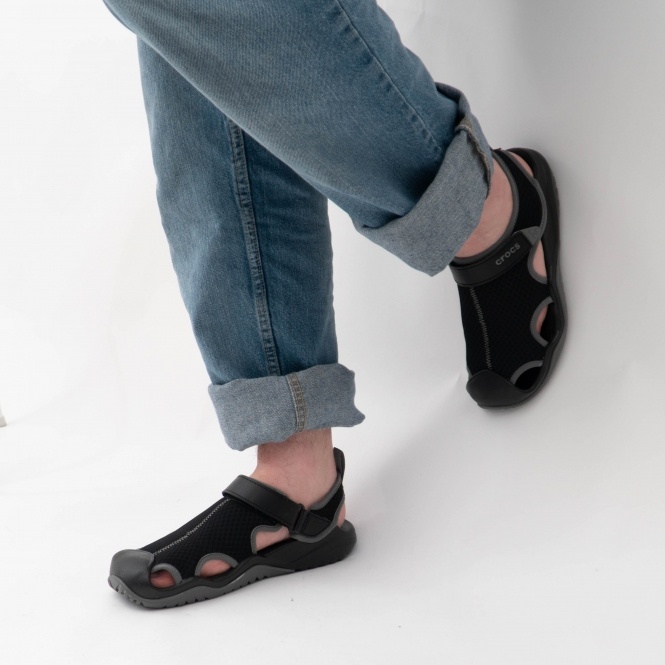 Sandal C R O C S Swiftwater mesh deck chính hãng đi mưa thoải mái