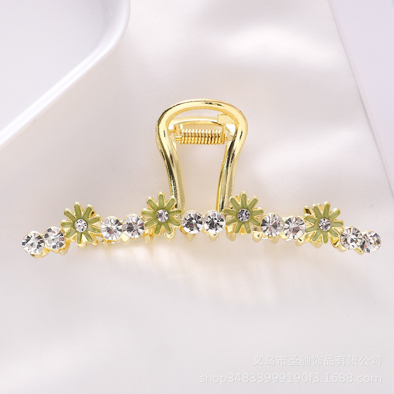 Kẹp tóc Hàn Quốc FREESHIP Giảm 1k Khi Nhập [GENZ123] Kẹp Tóc Kim Loại Đính Hoa Sang Trọng