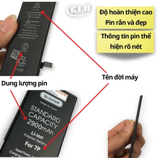 Pin Iphone dung lượng chuẩn EU như pin theo máy chính hãng cho IP 5, 5s, 6, 6s, 6+, 7, 8, x, KLH