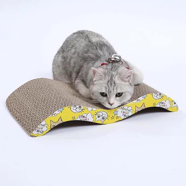 Đồ Chơi Bàn Cào Móng Bằng Carton Cho Mèo - Mixo Pet Town