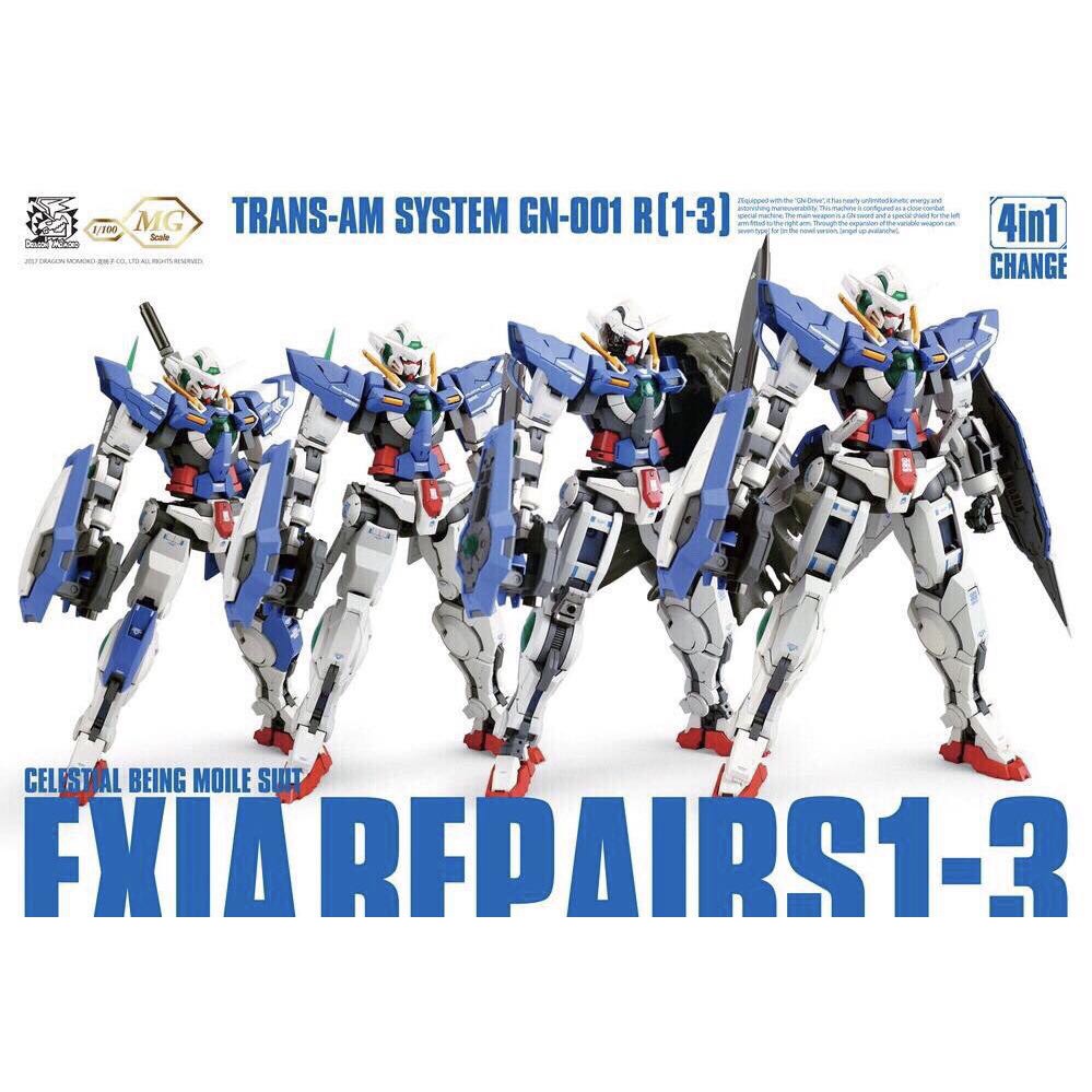 Mô Hình Lắp Ráp Gundam MG Exia Repair 4in1 Momoko