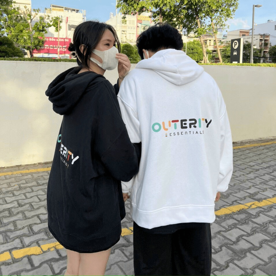 Áo Khoác Nỉ Nam Nữ UNisex Outerity Siêu Hot Trend Chất Dày Dặn Chống Nắng Siêu bền