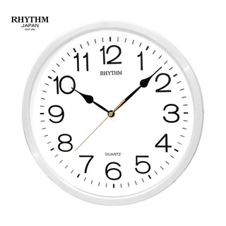 Đồng hồ treo tường nhật bản rhythm cmg734nr03 kt 31.2 x 5.0cm, 710g vỏ nhựa, dùng pin