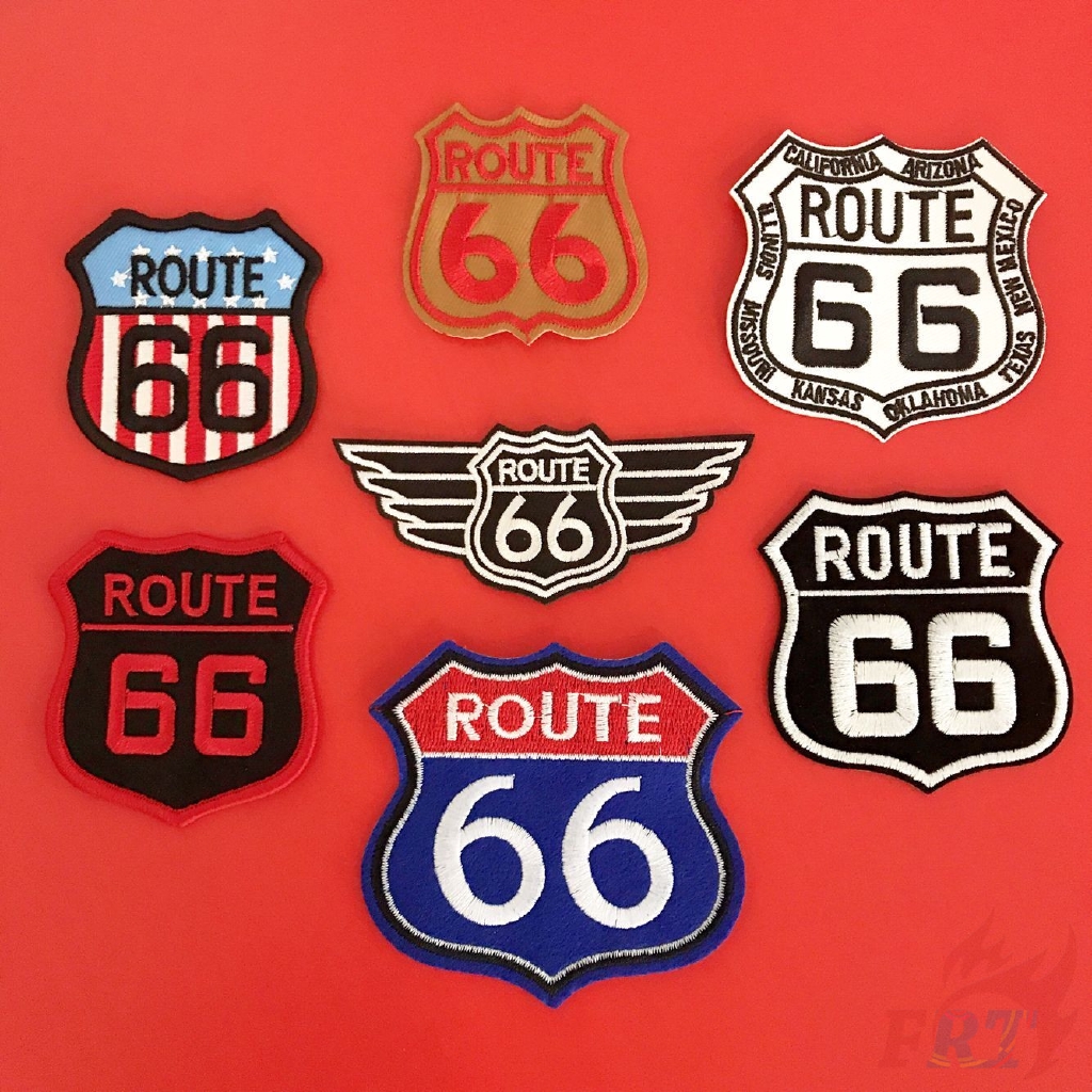 Miếng phù hiệu Route tự ủi độc đáo