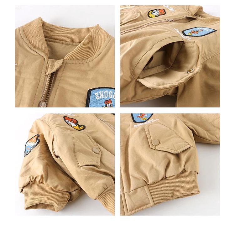 Áo Khoác Bóng Chày Dày Dặn Phong Cách Hàn Quốc Thời Trang Xuân Thu Mới 2022 Dành Cho Bé Trai