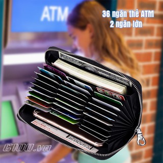 ví da đựng thẻ 36 ngăn ATM