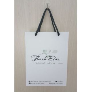 100 Túi giấy in size M phom dọc (giấy dày)
