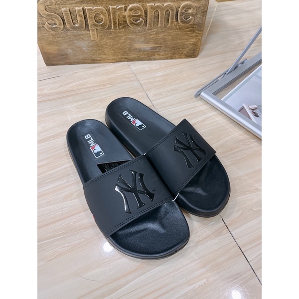 DÉP MLB NỘI ĐỊA CHÍNH HÃNG - DÉP QUAI NGANG KOREA UNISEX FULLBOX - HÀNG CÓ SẴN