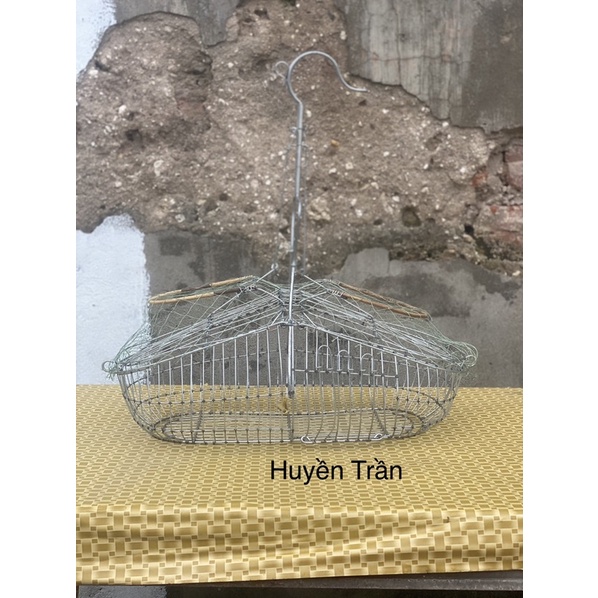 Lồng bẫy chim chào mào chất liệu kẽm