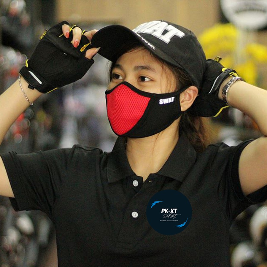 Khẩu trang vải 3 lớp chống bụi, chống nắng [swat] | BigBuy360 - bigbuy360.vn