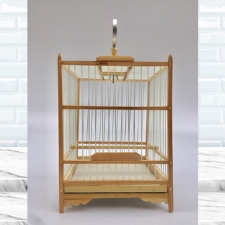 Khung lồng khuyên vuông Khung lồng chim khuyên tự ráp nan cáp quang đẹp giá rẻ đầy đủ phụ kiện