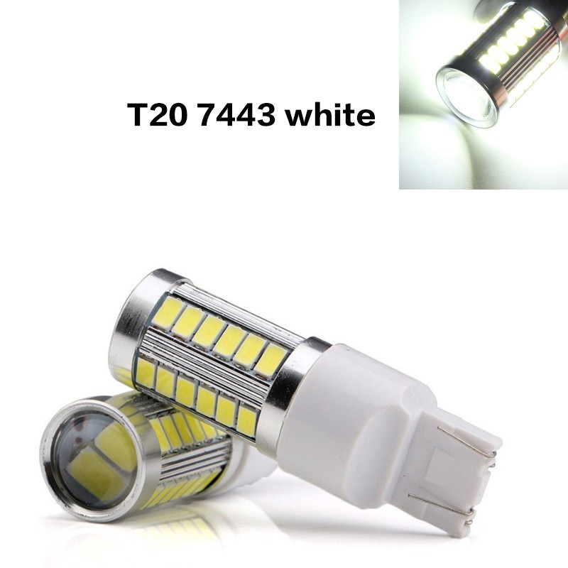 Đèn Led Phanh Xe Hơi T20 7443 W21/5W 33 Smd 5630 5730 21/5v