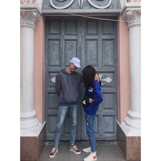 Hoodie xám chuột so cute