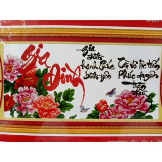 Tranh thêu gia đình 222723