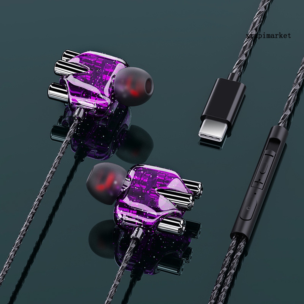 Tai Nghe Nhét Tai Có Dây Giao Diện Type-C 6 Dài 1.2m