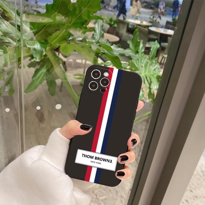 Ốp lưng IPhone  cạnh vuông BVC THOM BROWN 6plus/6s/6splus/7/7plus/8/8plus/x/xr/xs/11/12/13/plus/promax BVC70