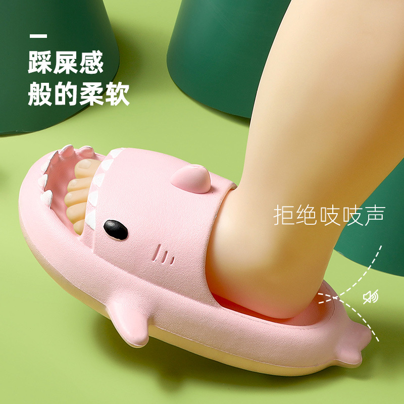 Dép Đi Biển Chống Trượt Hình Cá Mập 3d Cho Bé