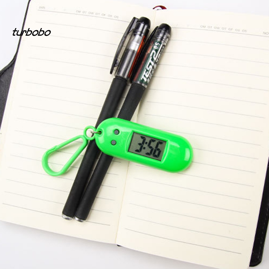 Turbobo Đồng Hồ Điện Tử Màn Hình LCD Để Bàn Tiện Dụng