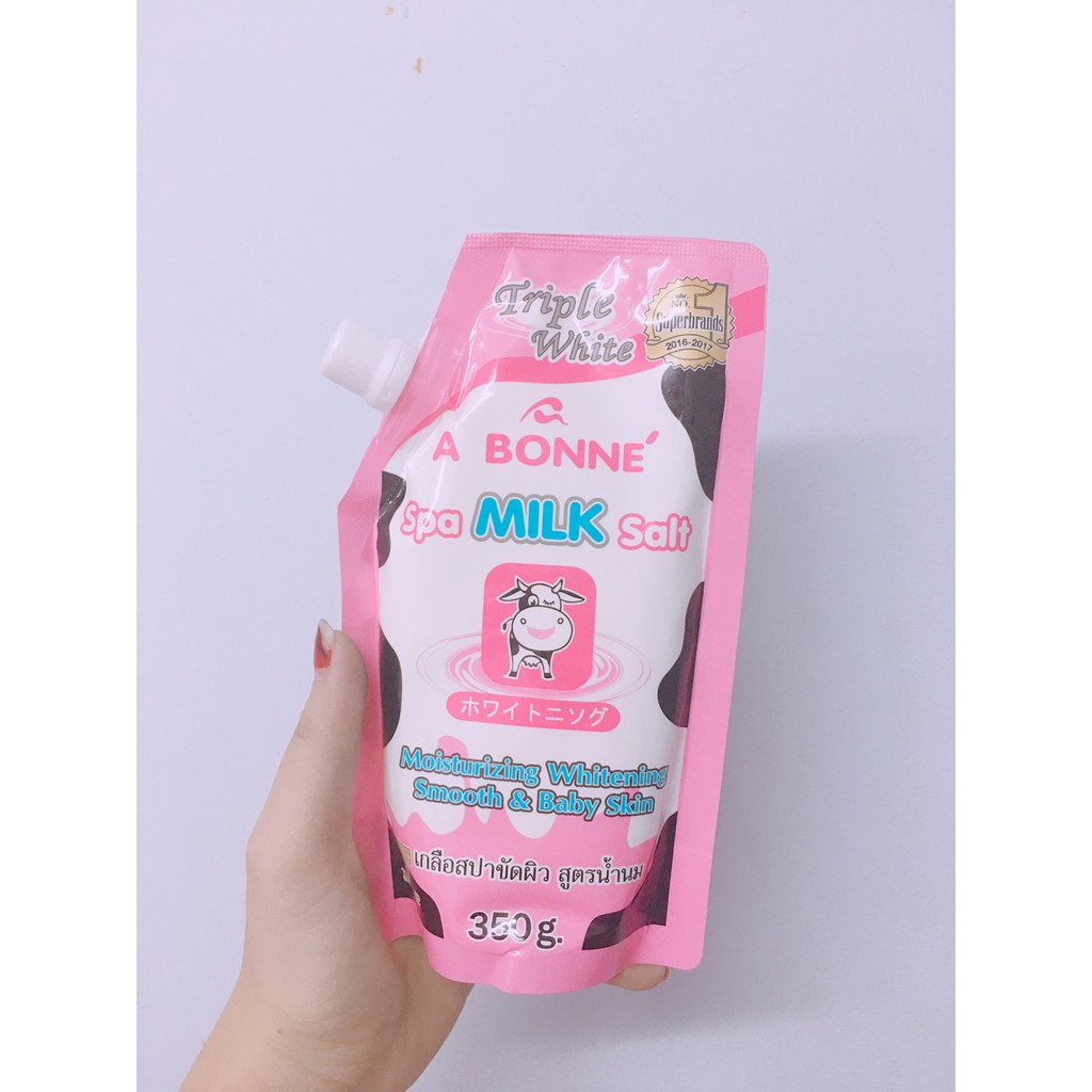 Muối Tắm Sữa Bò Tẩy Tế Bào Chết A Bonne Spa Milk Salt 350g