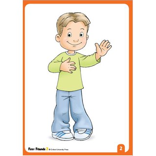 Flashcard First friend 2 ( A5 1 mặt ép plastic)