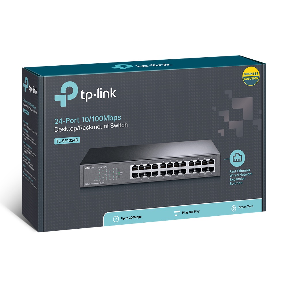 Bộ chia mạng 16 24 cổng TPLink SF1016D SF1024D - Switch lan 16 24 port TPlink 10/100 mpbs - Hàng chính hãng