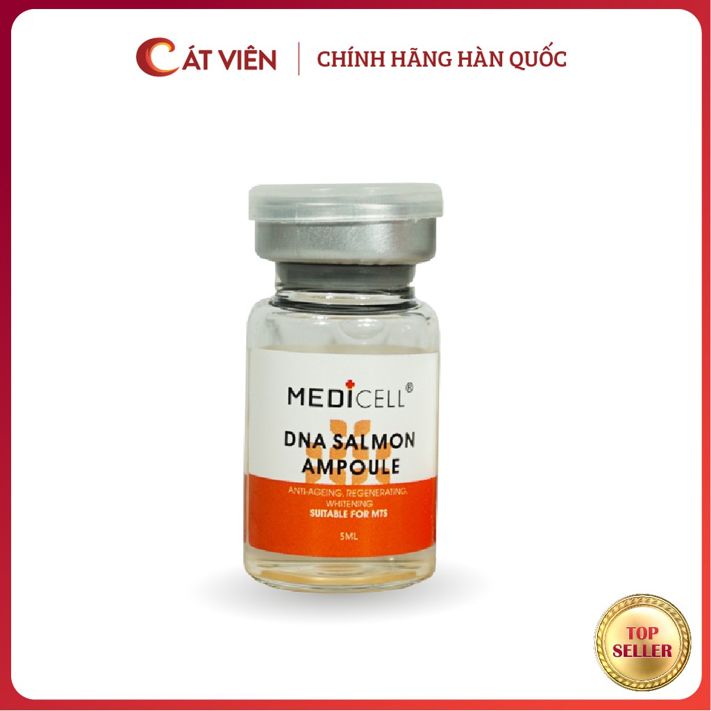 Tế bào gốc cá hồi DNA Medicell, dưỡng trắng kiềm dầu, căng bóng da, mờ thâm sạm se khít lỗ chân lông lọ 5ml | BigBuy360 - bigbuy360.vn