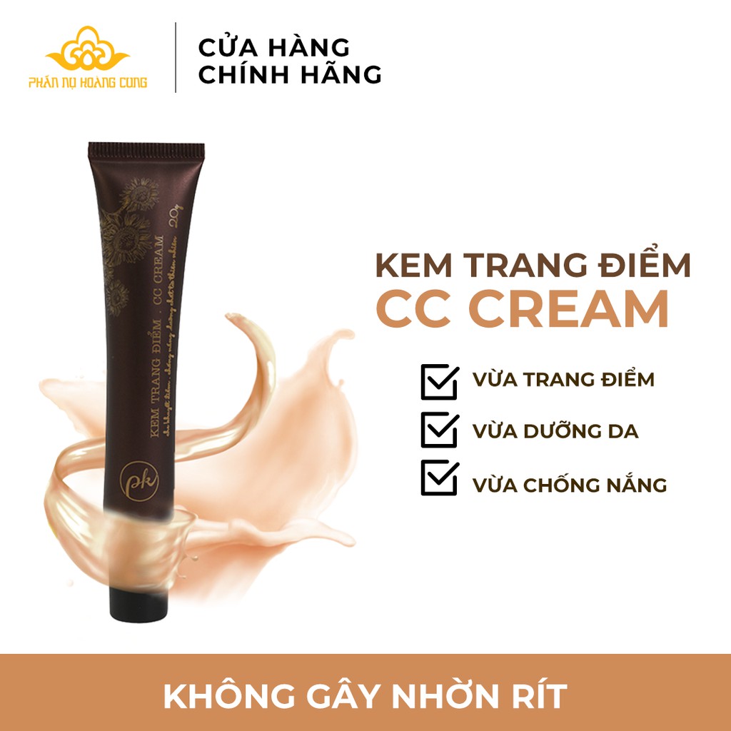 Kem Che Khuyết Điểm, Kem Nền Trang Điểm CC cream Phấn Nụ Hoàng Cung 30ml