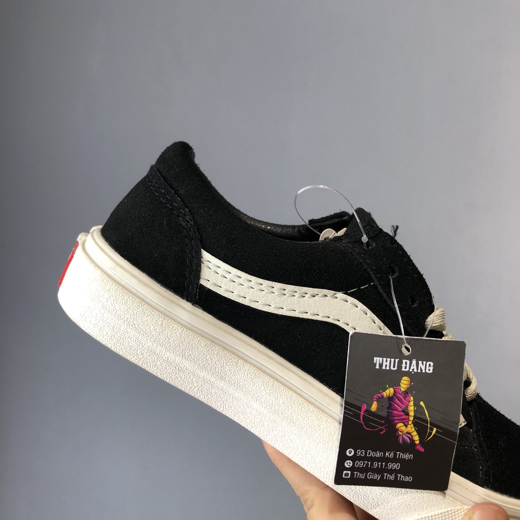 Giày Thể Thao Sneaker 𝐕𝐚𝐧𝐬 Old Skool Herringbone Lace đen | BigBuy360 - bigbuy360.vn