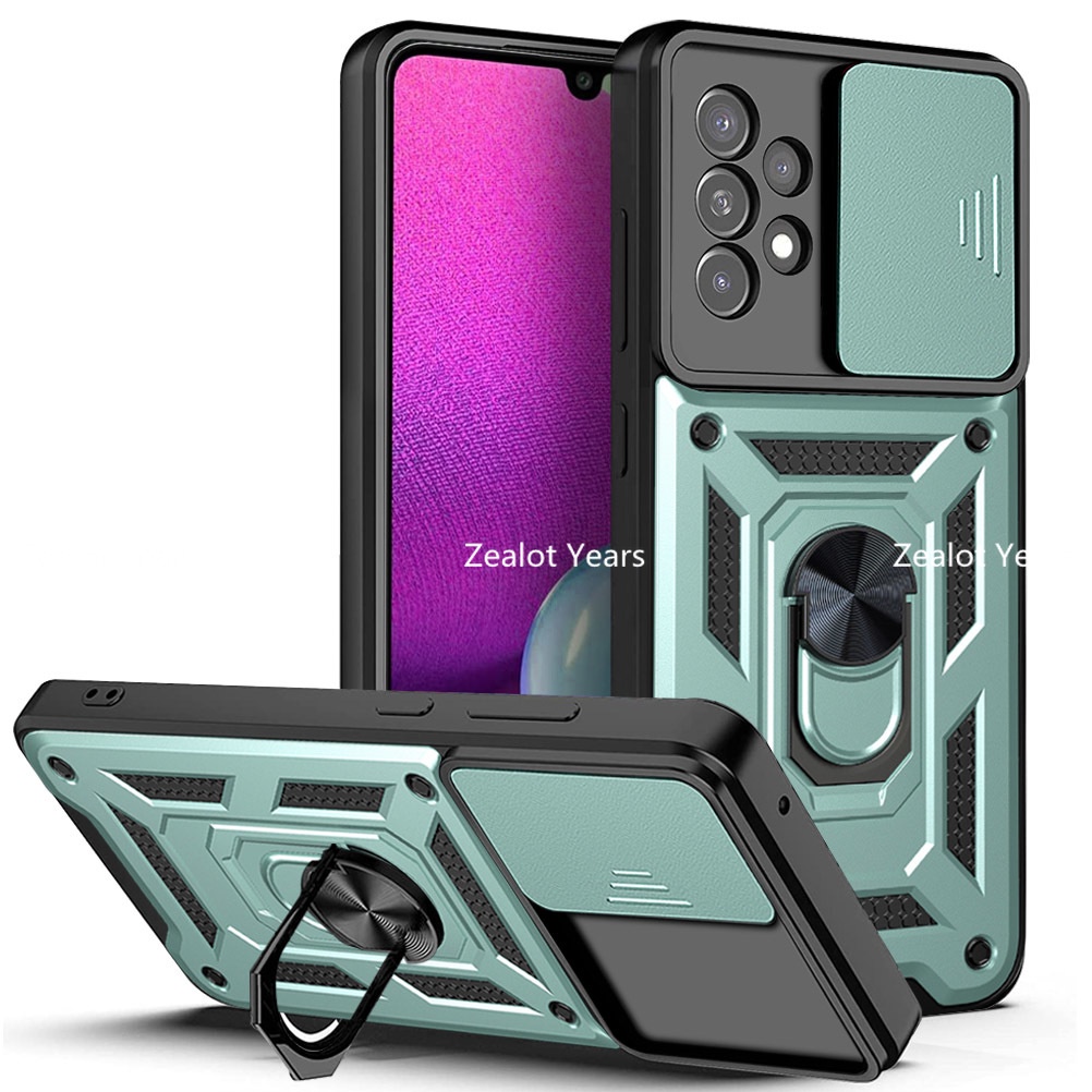 Ốp Điện Thoại Chống Sốc Có Giá Đỡ Bảo Vệ Camera Cho Samsung Galaxy A53 A33 A13 A23 5G
