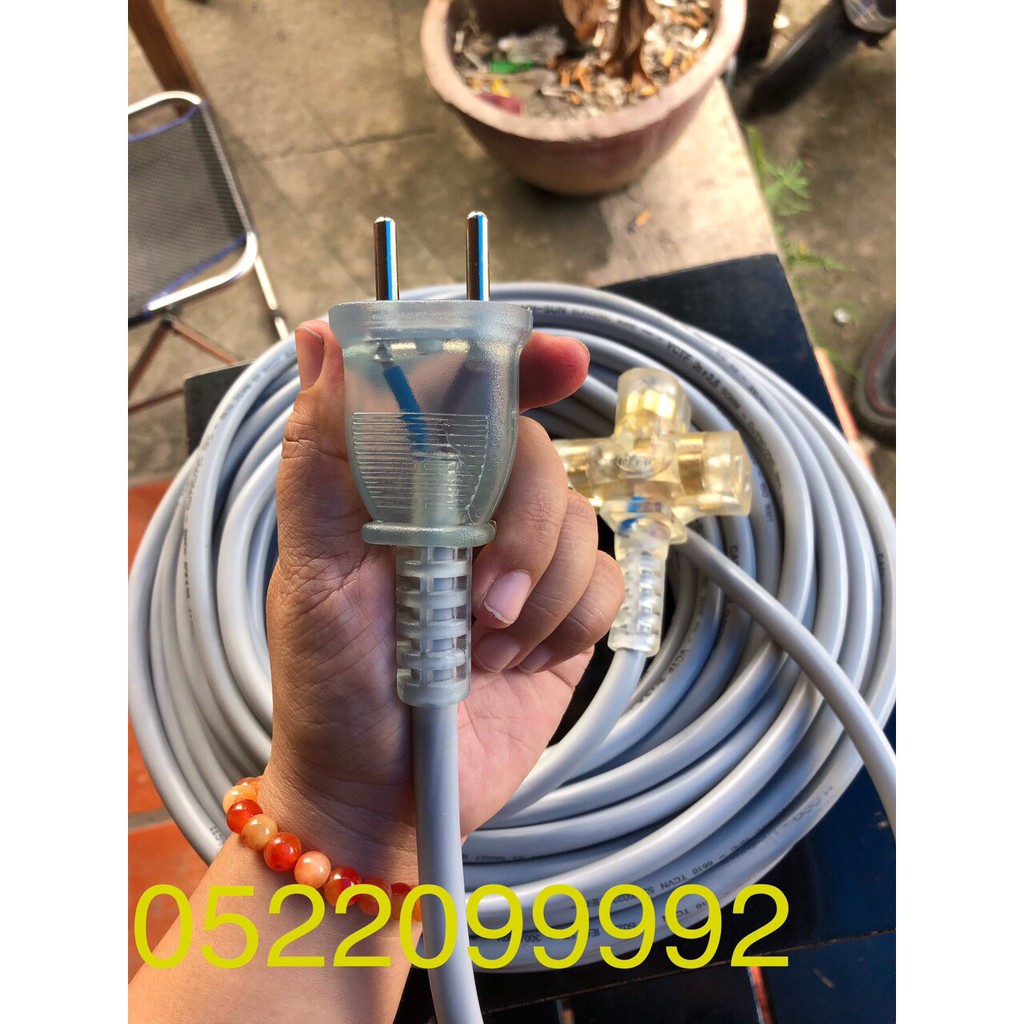 DÂY ĐIỆN ĐÚC LIỀN Ổ PHÍCH 10M