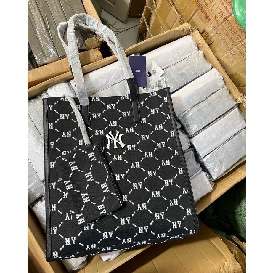túi tote mlb kèm ví nhỏ size 37x40x9 cm đủ màu sẵn hàng