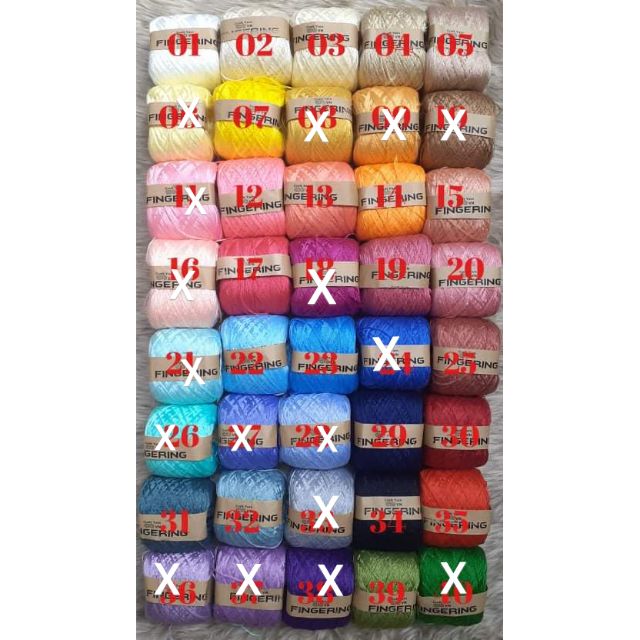 Sợi cotton bóng Fingering