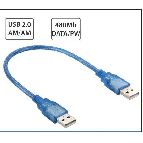 [Loại 1] Dây nối USB 2 đầu đực 30cm/ 60cm/ 150cm cao cấp | WebRaoVat - webraovat.net.vn